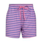 Kvinders Alma Shorts - Blå Pink Stribe