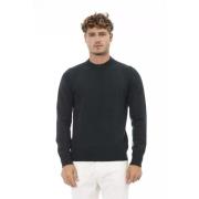 Grøn Uld Crewneck Sweater