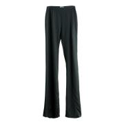 Erin satin trousers deep forest