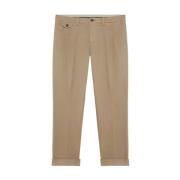 Khaki Stretch Bomuld Chinos