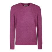 Lilla Crew Neck Sweater med Broderet Logo