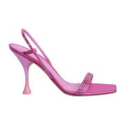 Fuxia Eloise Rhinestone Sandaler