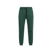 Grafisk Print Grønne Sweatpants