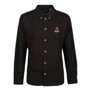 Blomster Crest Casual Skjorte