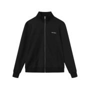 Sporty Sort Ballier Track Jacket med Logo