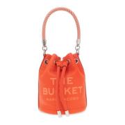 Rødlig Orange Bucket Micro Skuldertaske