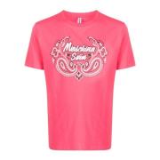 Rosa Bomuld Blandet T-Shirt Opgradering