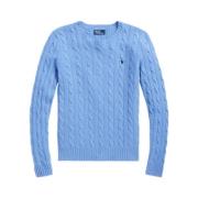 Julianna Langærmet Pullover - Størrelse L, Farve: New Litchfield Blue