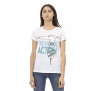 Action Hvid Bomuld T-Shirt