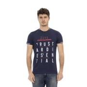 Action Blue Rund Hals T-Shirt