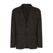 Brun/sort Prince of Wales ternet blazer