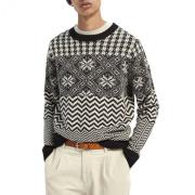 Fair Isle Rundhalset Sweater