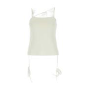 Forhøj Ivory Viscose Blend Top