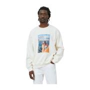 Trykt Crewneck Sweatshirt