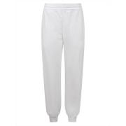 Elastisk Talje Hvide Sweatpants