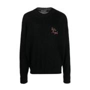 Sort Palm Angels Crew-Neck Pullover