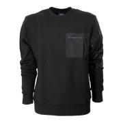 Herre Crewneck Sweatshirt med Lomme 12311821 Farve Sort