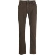 Italienske Brune Bootcut Bukser