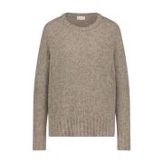 Hyggelig Teddy Pullover med Boucle Effekt