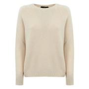 Alpaka Sweater i Creme