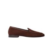 Klassisk Brun Ruskind Loafer