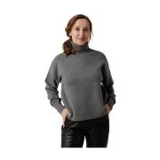 Mørkegrå Melange Pullover