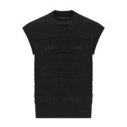 Sort Bomuld Rashidi Vest