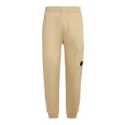 Beige Bomulds Joggingbukser