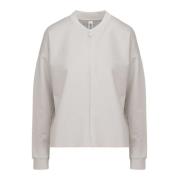 Bomber Sweatshirt med Central Lynl?s