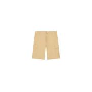 Beige Cargo Shorts med flere lommer