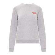 Grå Sweatshirt, Crew-Neck, Langærmet