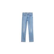 Højtaljede Straight Jeans