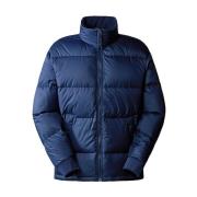 Herre Summit Navy Bomuld Frakke