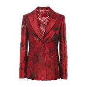 Ruby Brocade Blazer