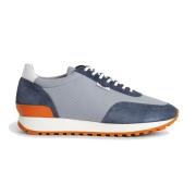 Retro-inspirerede Sneakers med Ruskind og Nylon