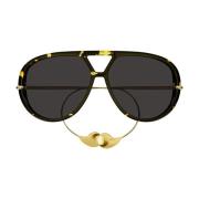 Bottega Veneta Drop Aviator Solbriller