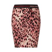 Leopard Print Mini Nederdel