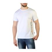 Solid Rund Hals T-Shirt