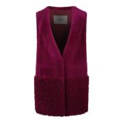 Merino Uld Shearling Gilet