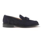 Suede Tassel Loafers