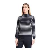 Stribet Turtleneck Sweater