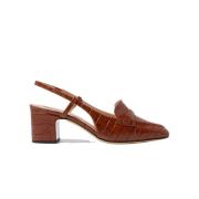 Croco Slingback Pump