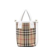 Vintage-Check Tote Taske