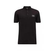 Sort kortærmet polo shirt