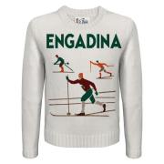 Sweater med grafik foran