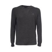 Italiensk Uld Crewneck Sweater