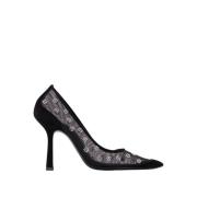 Elegante Mesh Sorte Sandaler - Delphine