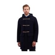 Marineblå Uld Duffel Coat