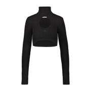 Cirkel Mockneck Rib Strik Trøje