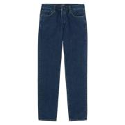 Klondike Pant Denim Blå Stone Washed